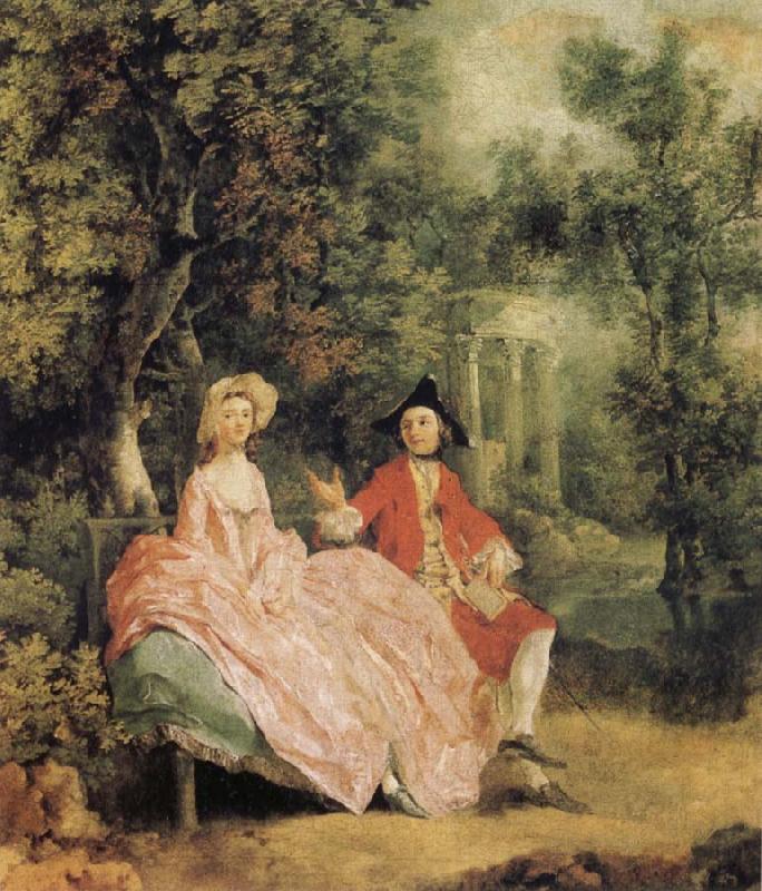 Thomas Gainsborough Lady and Gentleman in a Landscape France oil painting art